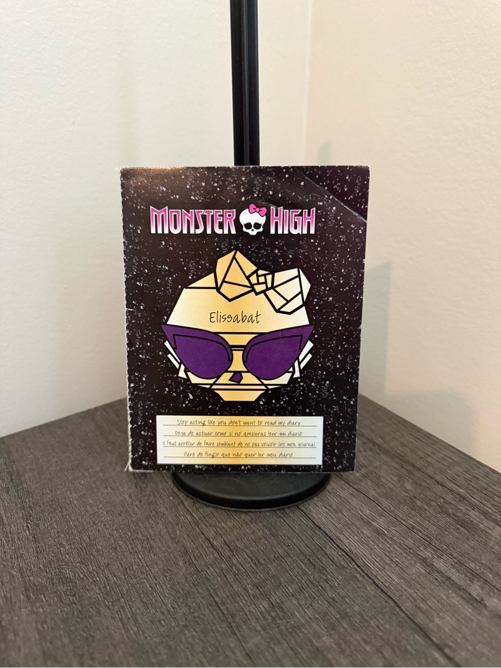 Monster High Elissabat Frights Camera Action Diary G1